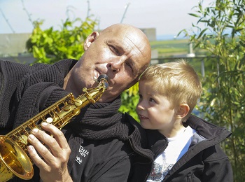 Saxophonist und Entertainer Dr. Siegbert Merkle